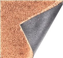 Black mat skid rubber proof backing.