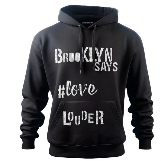 BLACK ESSENTIAL GRAPHIC HOODIE