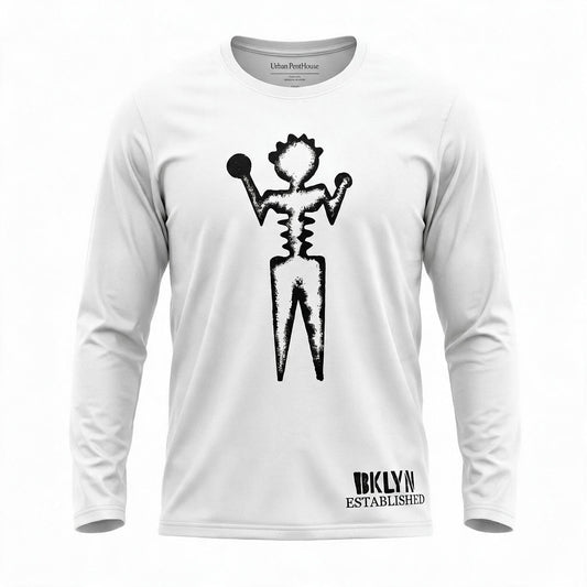 CHAMPION WHITE GRAPHIC T-SHIRT LONG